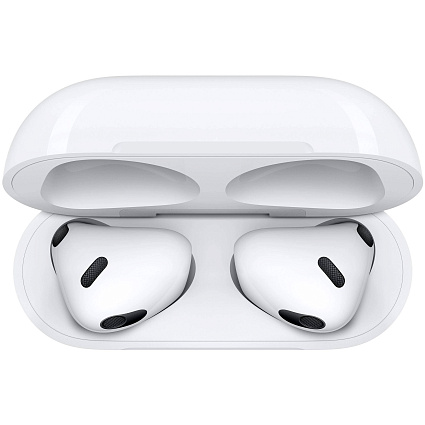 Беспроводные наушники Apple AirPods 3 lightning charging case, белый Фото 2