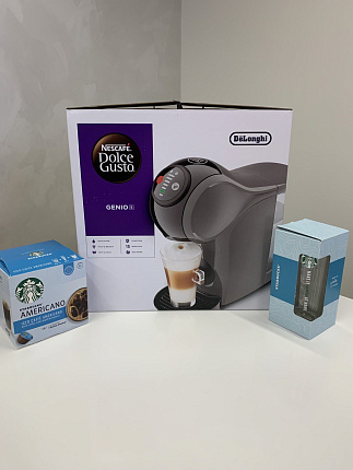 Кофемашина Dolce Gusto Genio S STARBUCKS Summer Bundle Pack Фото 5