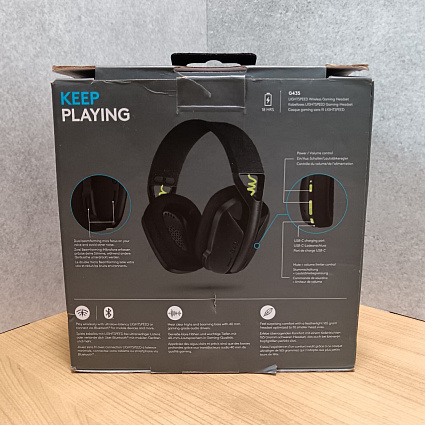 Гарнитура Logitech G435, черный Фото 3