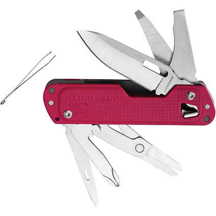 Мультитул Leatherman Free T4, красный Фото 2