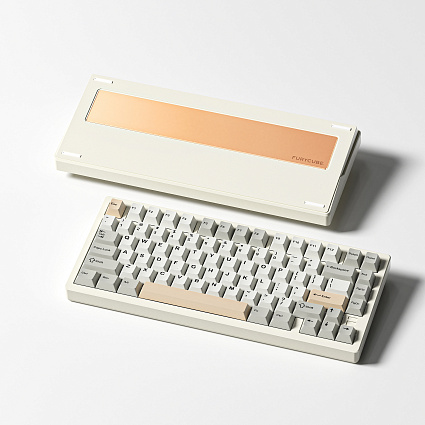 Беспроводная клавиатура CyberLynx F75 SE ENG, Platinum Switch, белый Фото 4