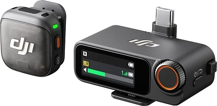 Беспроводной микрофон DJI Mic 3 (1 TX + 1 RX), черный Фото 2