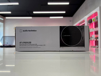 Виниловый проигрыватель Audio-Technica AT-LP60XUSB, серебристый Фото 8