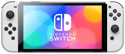 Игровая приставка Nintendo Switch (OLED model), белый Фото 1