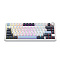 Беспроводная клавиатура CyberLynx RX75, Flow Blue Switch, белый Фото 1