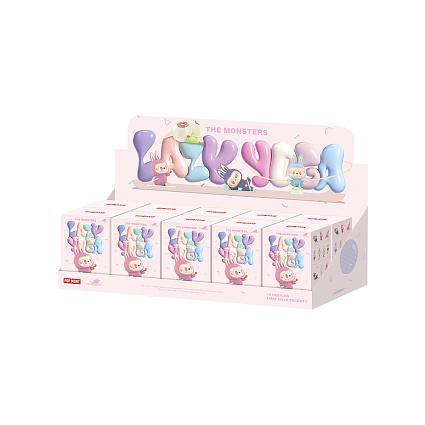 Игрушка Pop Mart Labubu The Monsters "Lazy Yoga" Blind Box (10 штук) Фото 1