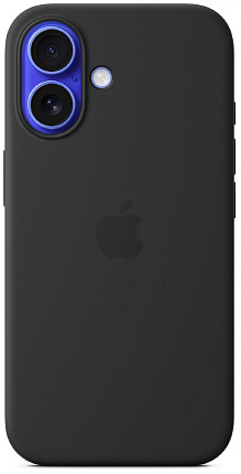 Чехол Apple для iPhone 16 Silicone Case с MagSafe, Black (MYY13) Фото 1