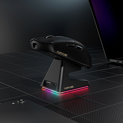 Беспроводная мышь Furycube G9 PRO, черный Фото 7