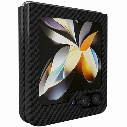Чехол VLP Kevlar Case для Samsung  Z Flip 5, черный Фото 3