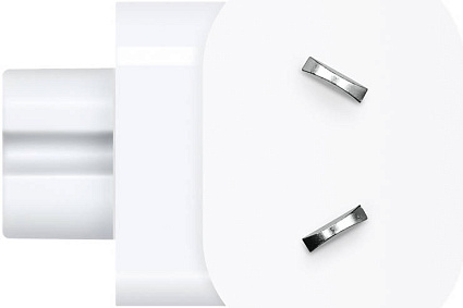 Сетевое зарядное устройство Apple World Travel Kit, белый (MD837) Фото 5