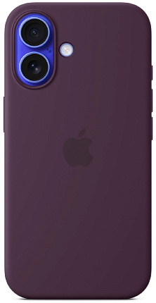 Чехол Apple для iPhone 16 Silicone Case с MagSafe, Plum (MYY43) Фото 1