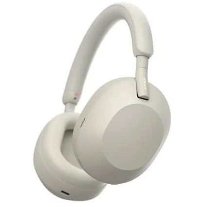 Беспроводные наушники Sony WH-1000XM5, белый Фото 1