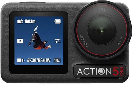 Экшн-камера DJI Osmo Action 5 Pro Standart Combo, черный Фото 1
