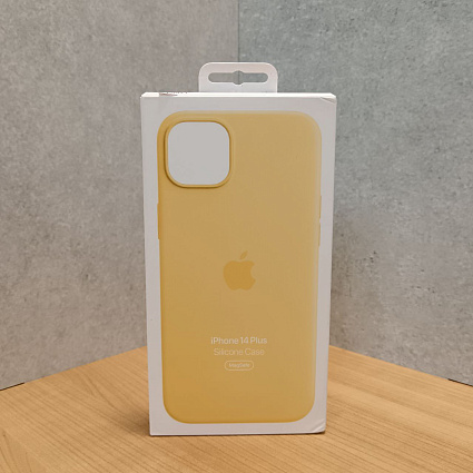 Чехол для смартфона Apple iPhone 14 Plus Silicone Case with MagSafe, «солнечный свет» Фото 2