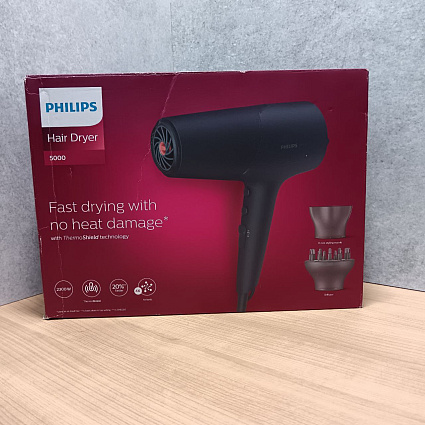 Фен Philips BHD510/00, синий Фото 4