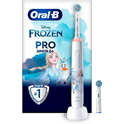 Электрическая зубная щетка Oral-B Pro Junior, Frozen Фото 1