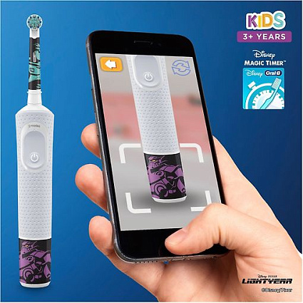 Электрическая зубная щетка Oral-B Kids, Lightyear Фото 3