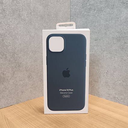 Чехол для смартфона Apple iPhone 14 Plus Silicone Case with MagSafe, синий Фото 2