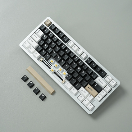 Беспроводная клавиатура CyberLynx F75 SE ENG, Platinum Switch, серебристый Фото 5