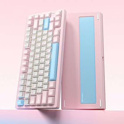 Беспроводная клавиатура CyberLynx F75 PRO ENG, розовый Фото 4