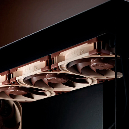Комплект кулеров Noctua NF-A14x25 G2 PWM Sx2-PP, 140 мм, коричневый Фото 4