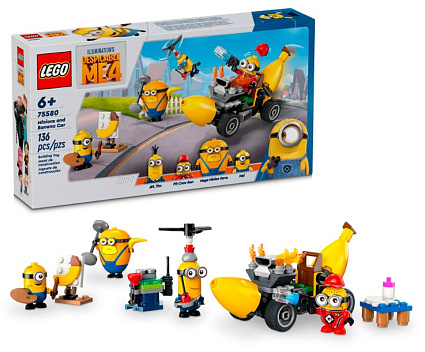Конструктор LEGO Minions 75580 Миньоны и Бананакар Фото 1