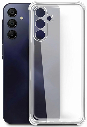 Силиконовый чехол для Samsung Galaxy A15, прозрачный Фото 1