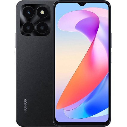 Смартфон Honor X6a 6/128 Гб, полуночный черный Фото 1