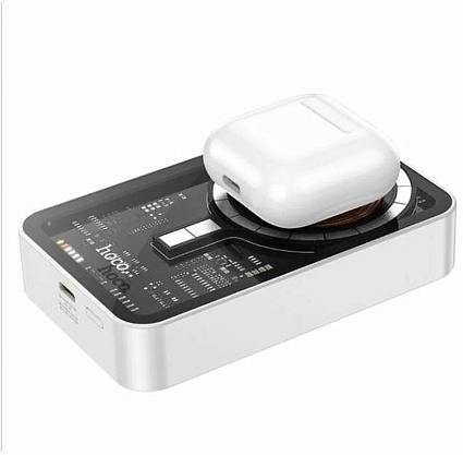 Внешний аккумулятор Hoco Q10A MagSafe 10000 mAh, белый Фото 2