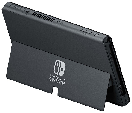 Игровая приставка Nintendo Switch (OLED model), неоновый синий/неоновый красный Фото 6