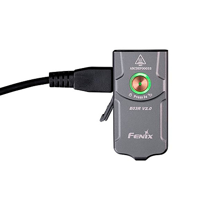 Фонарь Fenix E03R V2.0, серый Фото 3