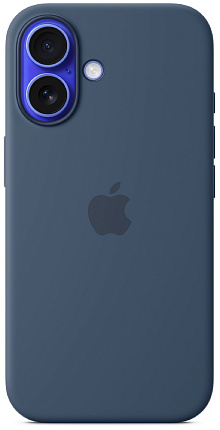 Чехол Apple для iPhone 16 Silicone Case с MagSafe, Denim (MYY23) Фото 1