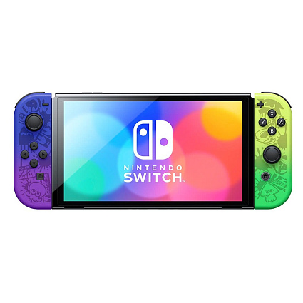 Игровая приставка Nintendo Switch OLED Splatoon 3 Edition 64 ГБ, разноцветный Фото 1