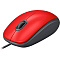 Проводная мышь Logitech M110 Silent, красный Фото 2