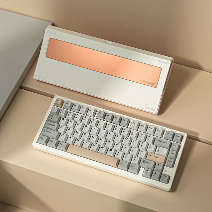Беспроводная клавиатура CyberLynx F75 SE ENG, Platinum Switch, белый Фото 11
