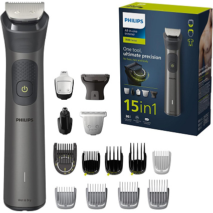 Триммер Philips All-in-one trimmer 7000 Series MG7950/15, серый Фото 1