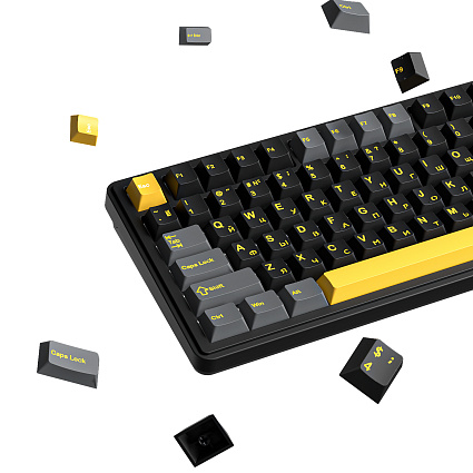Беспроводная клавиатура CyberLynx RX75, Panda Silent Switch, черный Фото 2