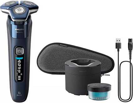 Электробритва Philips S7885/50, синий/черный Фото 2